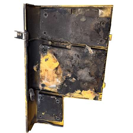 Sidolucka motor vänster